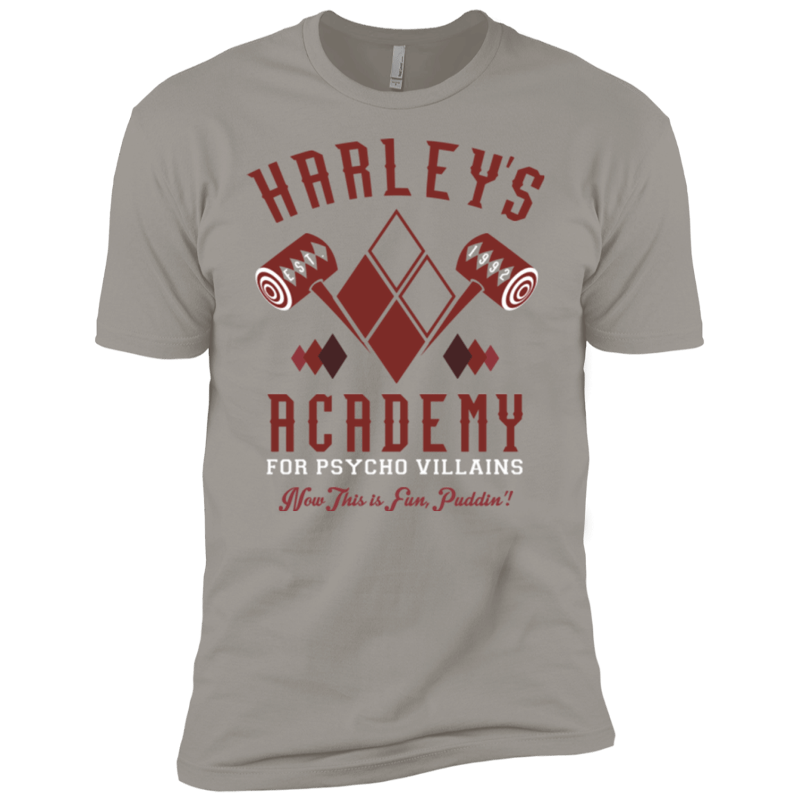 T-Shirts Light Grey / YXS Harley's Academy Boys Premium T-Shirt