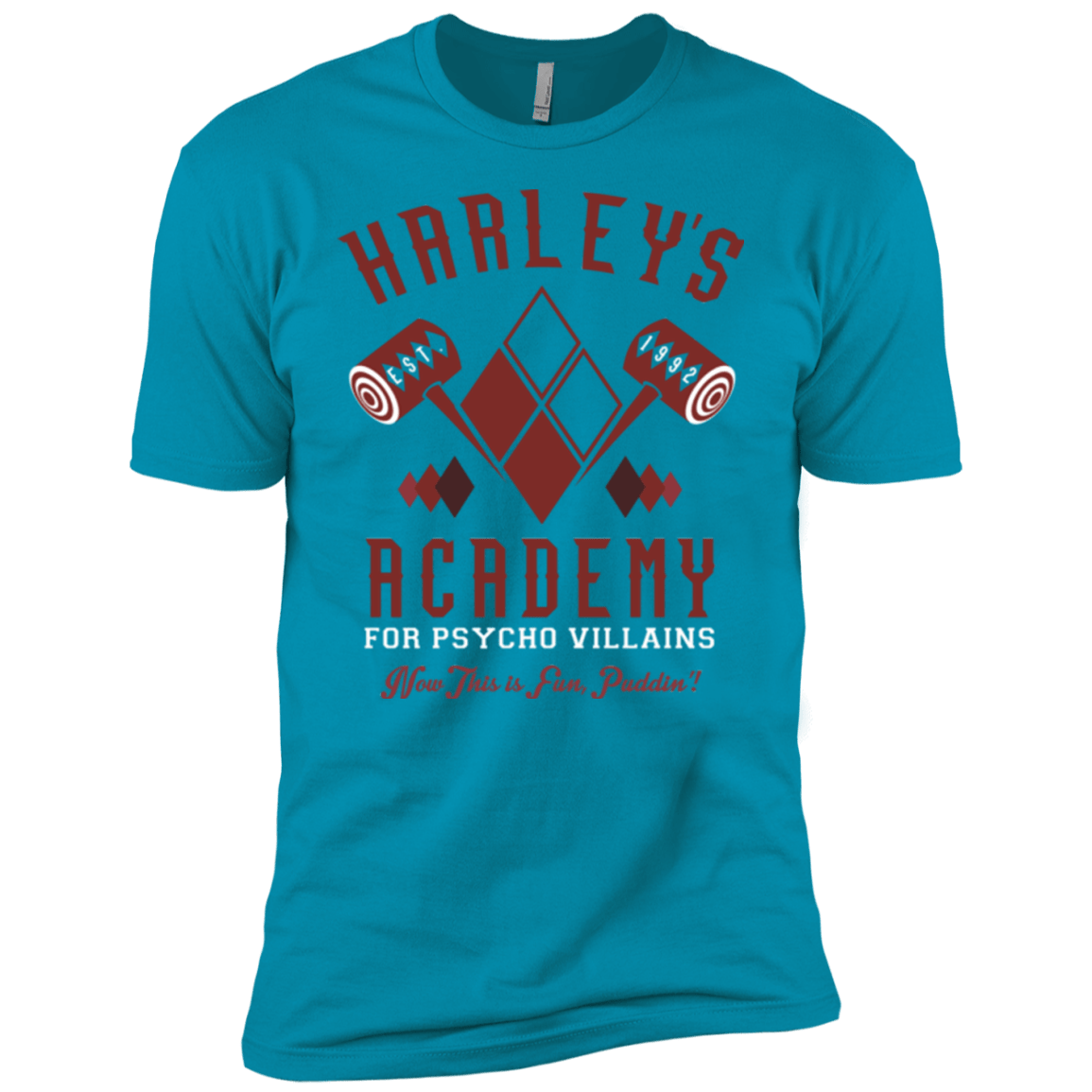T-Shirts Turquoise / YXS Harley's Academy Boys Premium T-Shirt