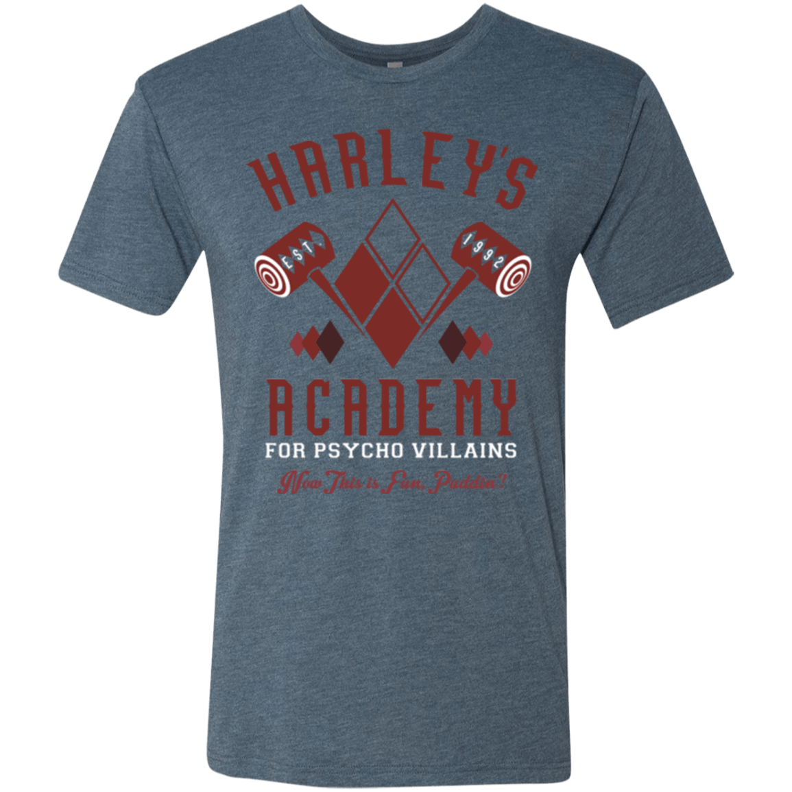 T-Shirts Indigo / Small Harley's Academy Men's Triblend T-Shirt