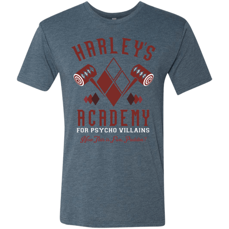 T-Shirts Indigo / Small Harley's Academy Men's Triblend T-Shirt