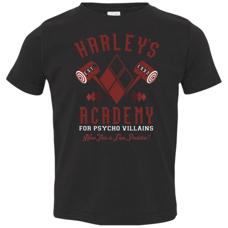 T-Shirts Black / 2T Harley's Academy Toddler Premium T-Shirt