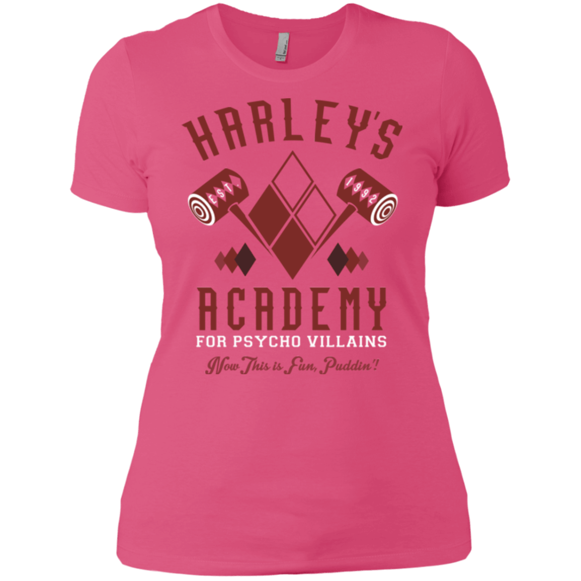 T-Shirts Hot Pink / X-Small Harley's Academy Women's Premium T-Shirt