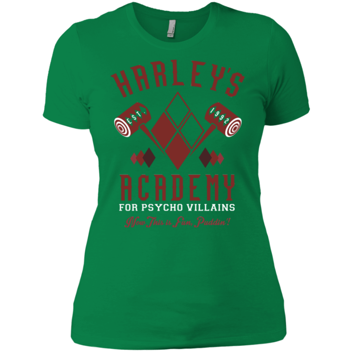 T-Shirts Kelly Green / X-Small Harley's Academy Women's Premium T-Shirt
