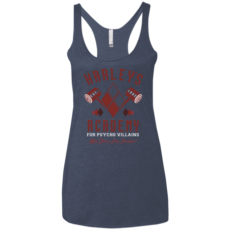 T-Shirts Vintage Navy / X-Small Harley's Academy Women's Triblend Racerback Tank