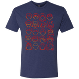 T-Shirts Vintage Navy / Small Harry Potter line heads Men's Triblend T-Shirt