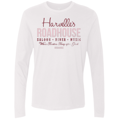 T-Shirts White / Small Harvelle's Roadhouse Men's Premium Long Sleeve