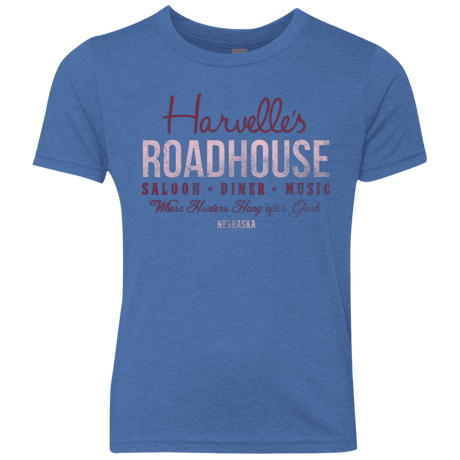 T-Shirts Vintage Royal / YXS Harvelle's Roadhouse Youth Triblend T-Shirt