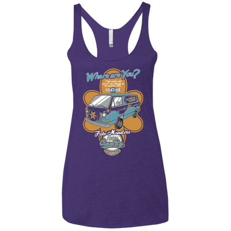 T-Shirts Purple / X-Small Haunt Van Women's Triblend Racerback Tank