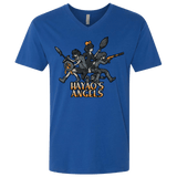 T-Shirts Royal / X-Small HAYAOS-ANGELS Men's Premium V-Neck