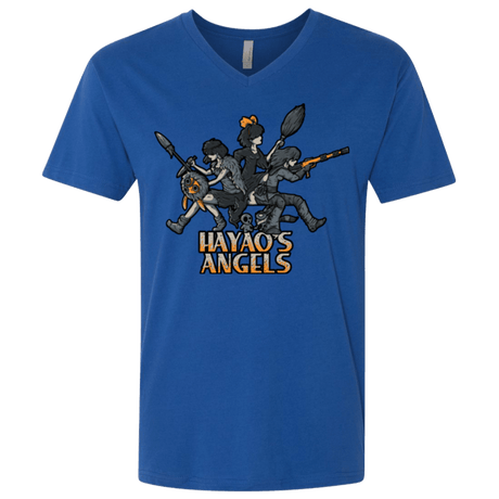 T-Shirts Royal / X-Small HAYAOS-ANGELS Men's Premium V-Neck