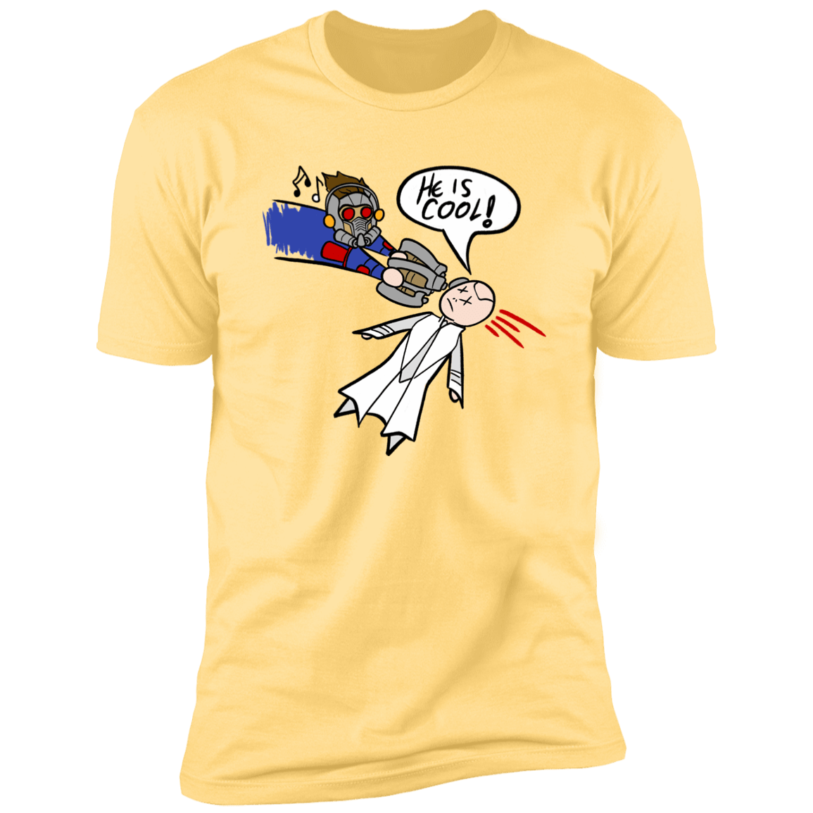 T-Shirts Banana Cream / S He is Cool Men's Premium T-Shirt