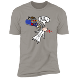 T-Shirts Light Grey / S He is Cool Men's Premium T-Shirt