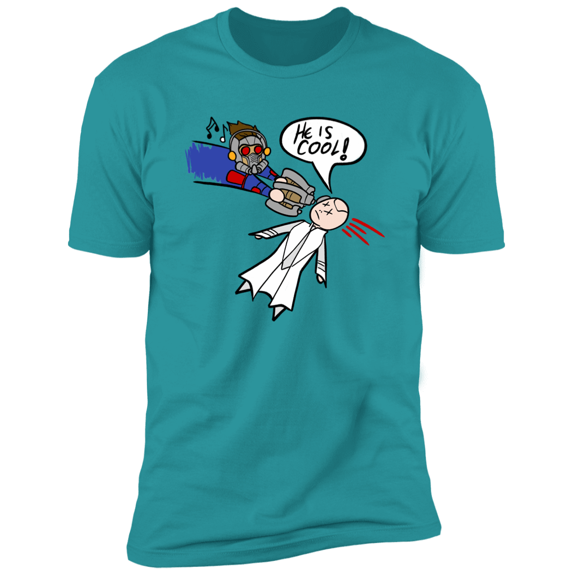 T-Shirts Tahiti Blue / S He is Cool Men's Premium T-Shirt