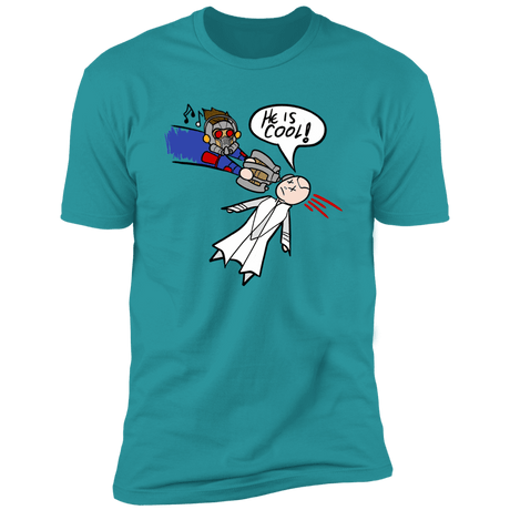 T-Shirts Tahiti Blue / S He is Cool Men's Premium T-Shirt