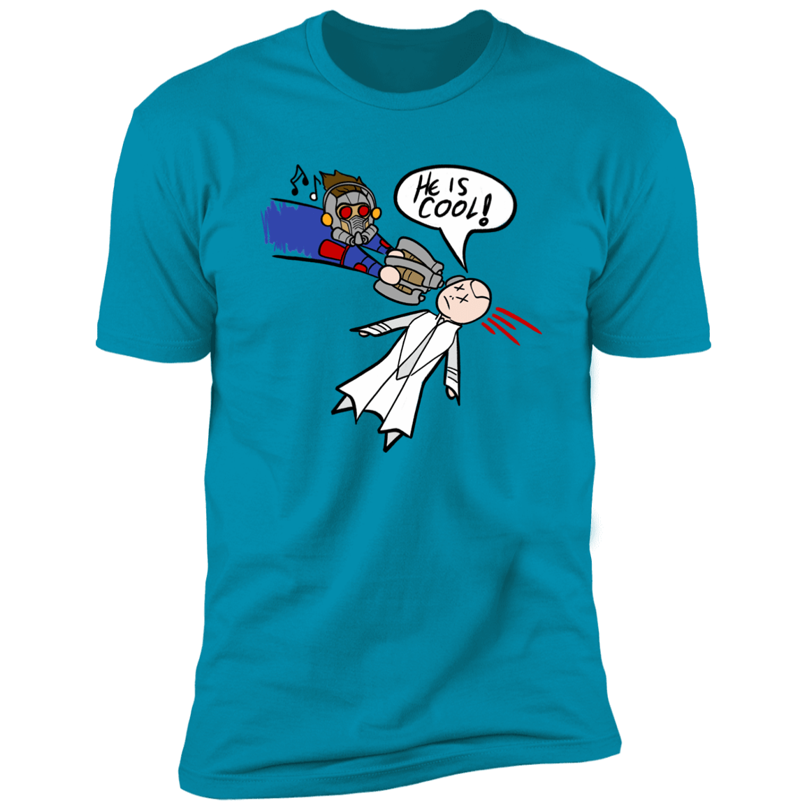 T-Shirts Turquoise / S He is Cool Men's Premium T-Shirt