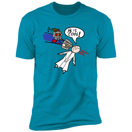 T-Shirts Turquoise / S He is Cool Men's Premium T-Shirt
