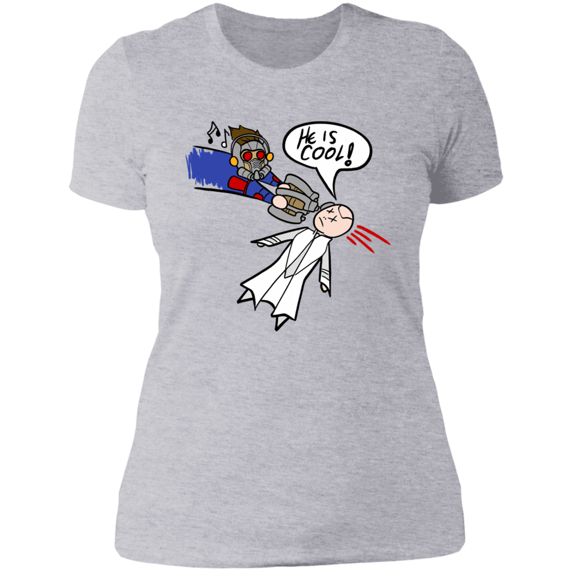 T-Shirts Heather Grey / S He is Cool Women's Premium T-Shirt