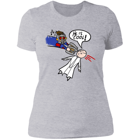 T-Shirts Heather Grey / S He is Cool Women's Premium T-Shirt