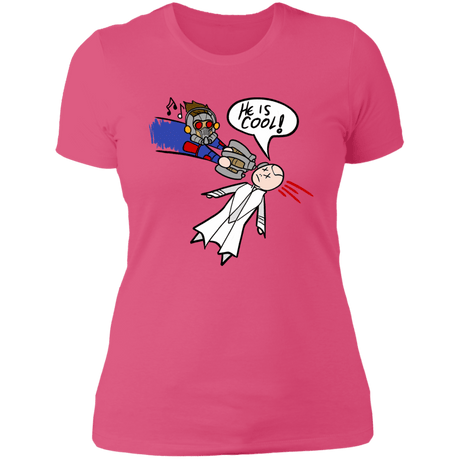 T-Shirts Hot Pink / S He is Cool Women's Premium T-Shirt