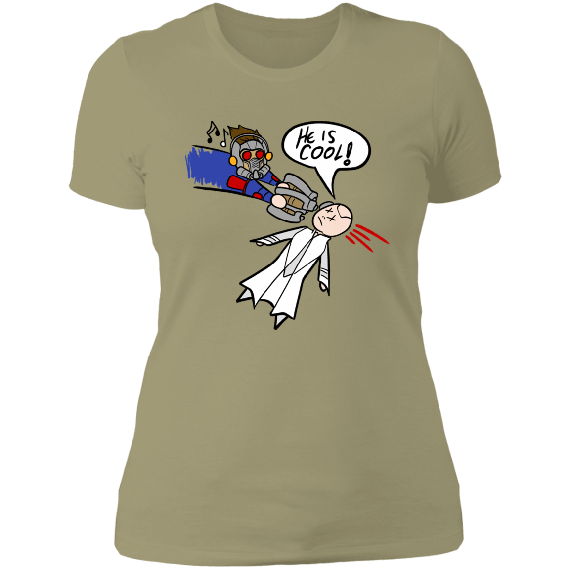 T-Shirts Light Olive / S He is Cool Women's Premium T-Shirt