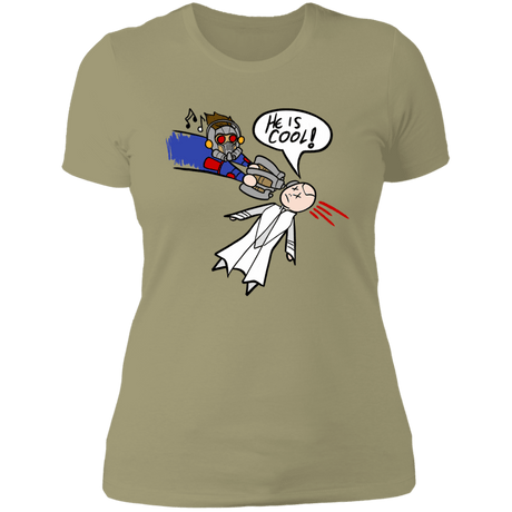 T-Shirts Light Olive / S He is Cool Women's Premium T-Shirt