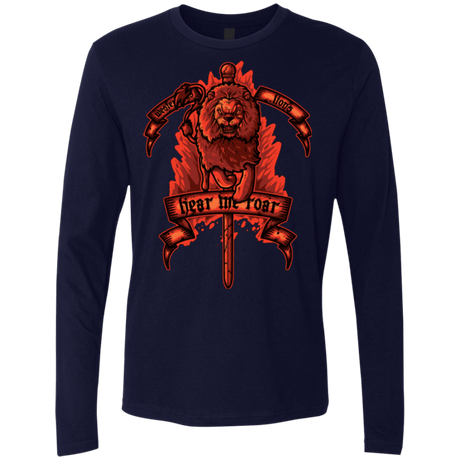 T-Shirts Midnight Navy / Small HEAR ME ROAR Men's Premium Long Sleeve