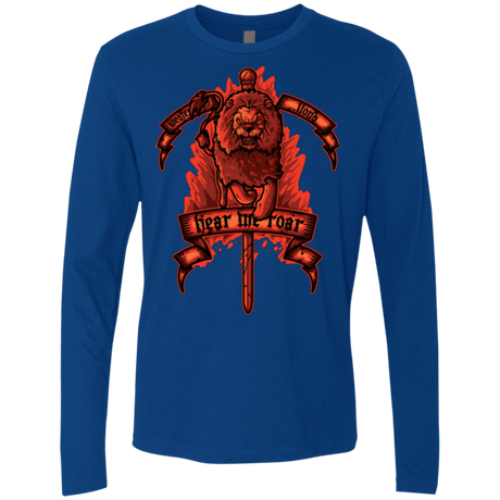 T-Shirts Royal / Small HEAR ME ROAR Men's Premium Long Sleeve