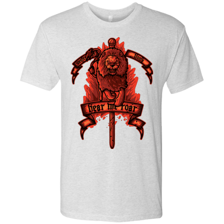 T-Shirts Heather White / Small HEAR ME ROAR Men's Triblend T-Shirt