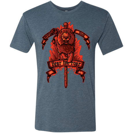 T-Shirts Indigo / Small HEAR ME ROAR Men's Triblend T-Shirt