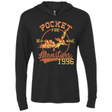 T-Shirts Vintage Black / X-Small Heat wave Triblend Long Sleeve Hoodie Tee