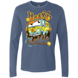 T-Shirts Indigo / Small Heavy Meddle Men's Premium Long Sleeve