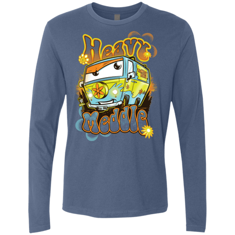 T-Shirts Indigo / Small Heavy Meddle Men's Premium Long Sleeve