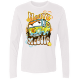 T-Shirts White / Small Heavy Meddle Men's Premium Long Sleeve