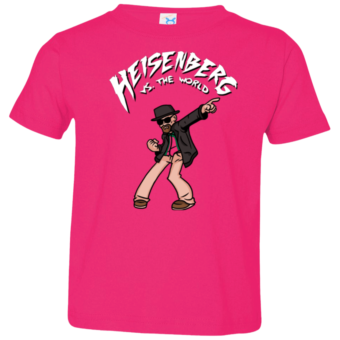 T-Shirts Hot Pink / 2T Heisenberg vs the World Toddler Premium T-Shirt