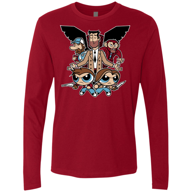 T-Shirts Cardinal / Small Hell and Back Boys Men's Premium Long Sleeve