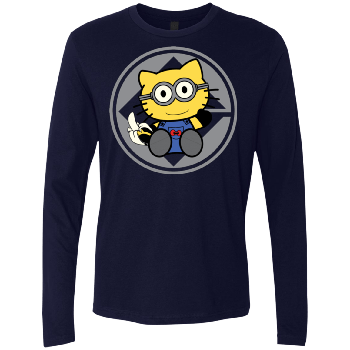 T-Shirts Midnight Navy / Small Hello Banana Men's Premium Long Sleeve