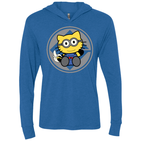 T-Shirts Vintage Royal / X-Small Hello Banana Triblend Long Sleeve Hoodie Tee