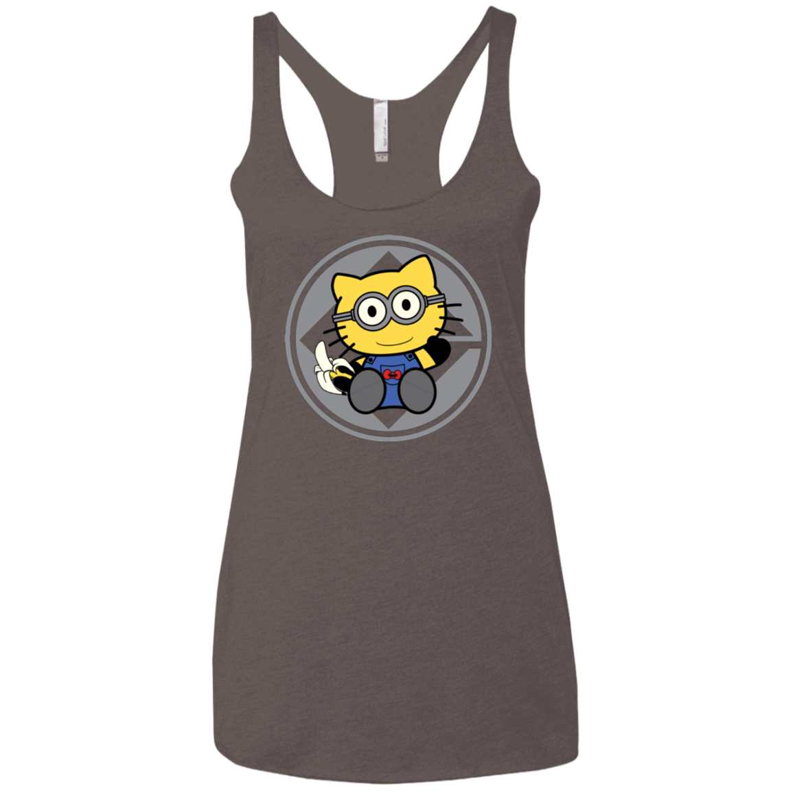 T-Shirts Macchiato / X-Small Hello Banana Women's Triblend Racerback Tank