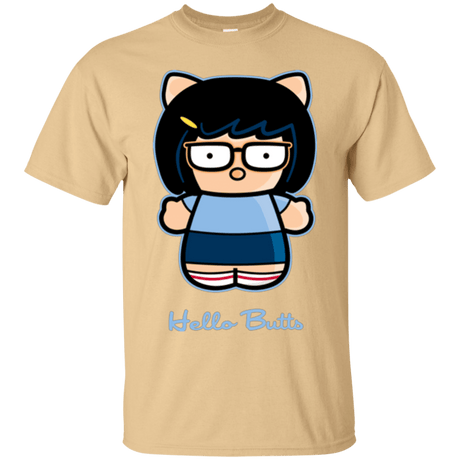 T-Shirts Vegas Gold / Small Hello Butts T-Shirt