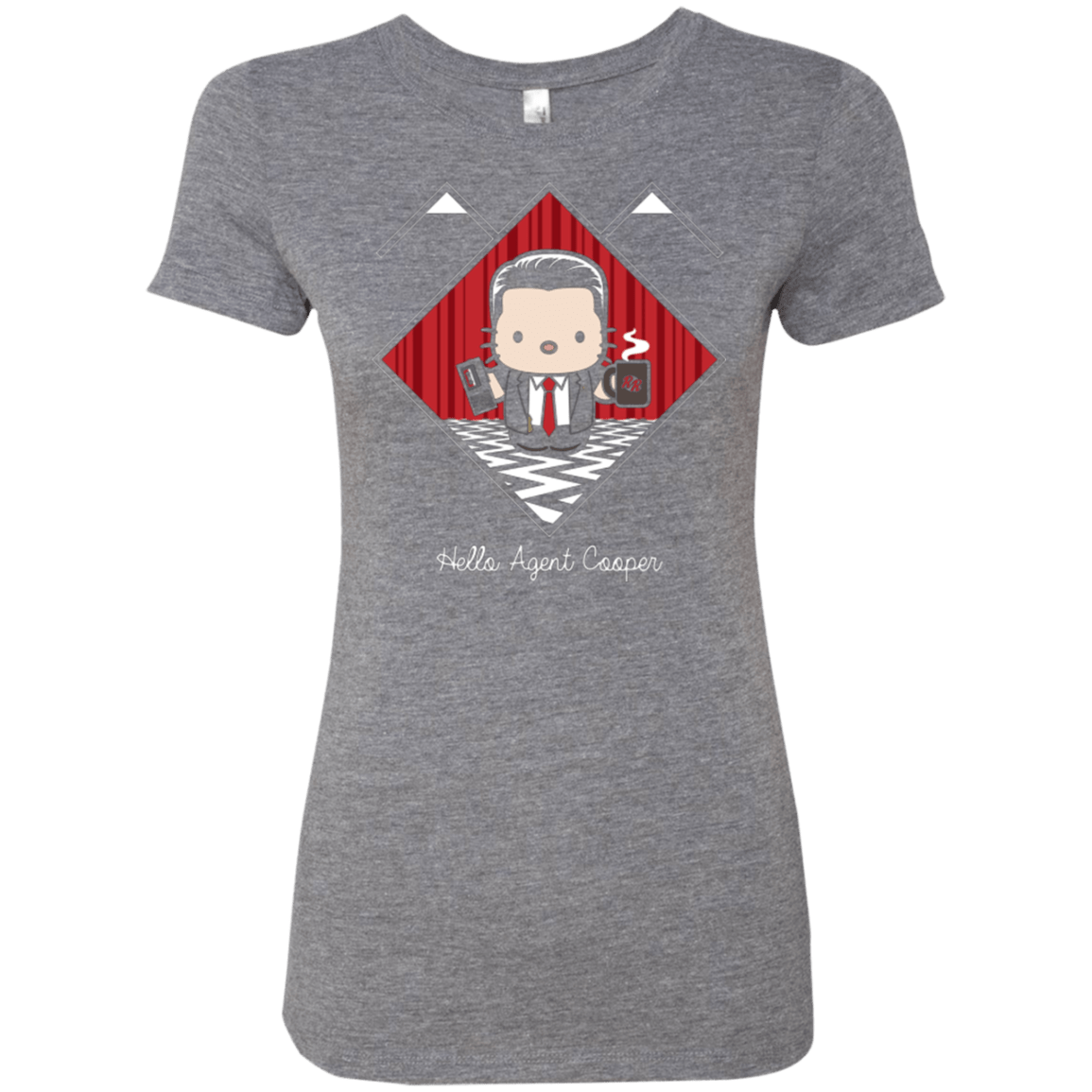 T-Shirts Premium Heather / Small Hello Cooper Women's Triblend T-Shirt