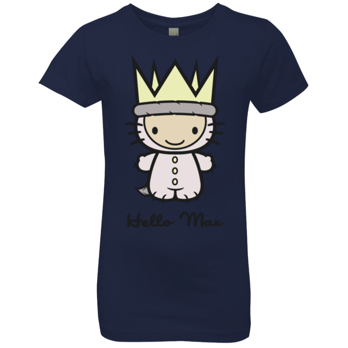 T-Shirts Midnight Navy / YXS Hello Max Girls Premium T-Shirt