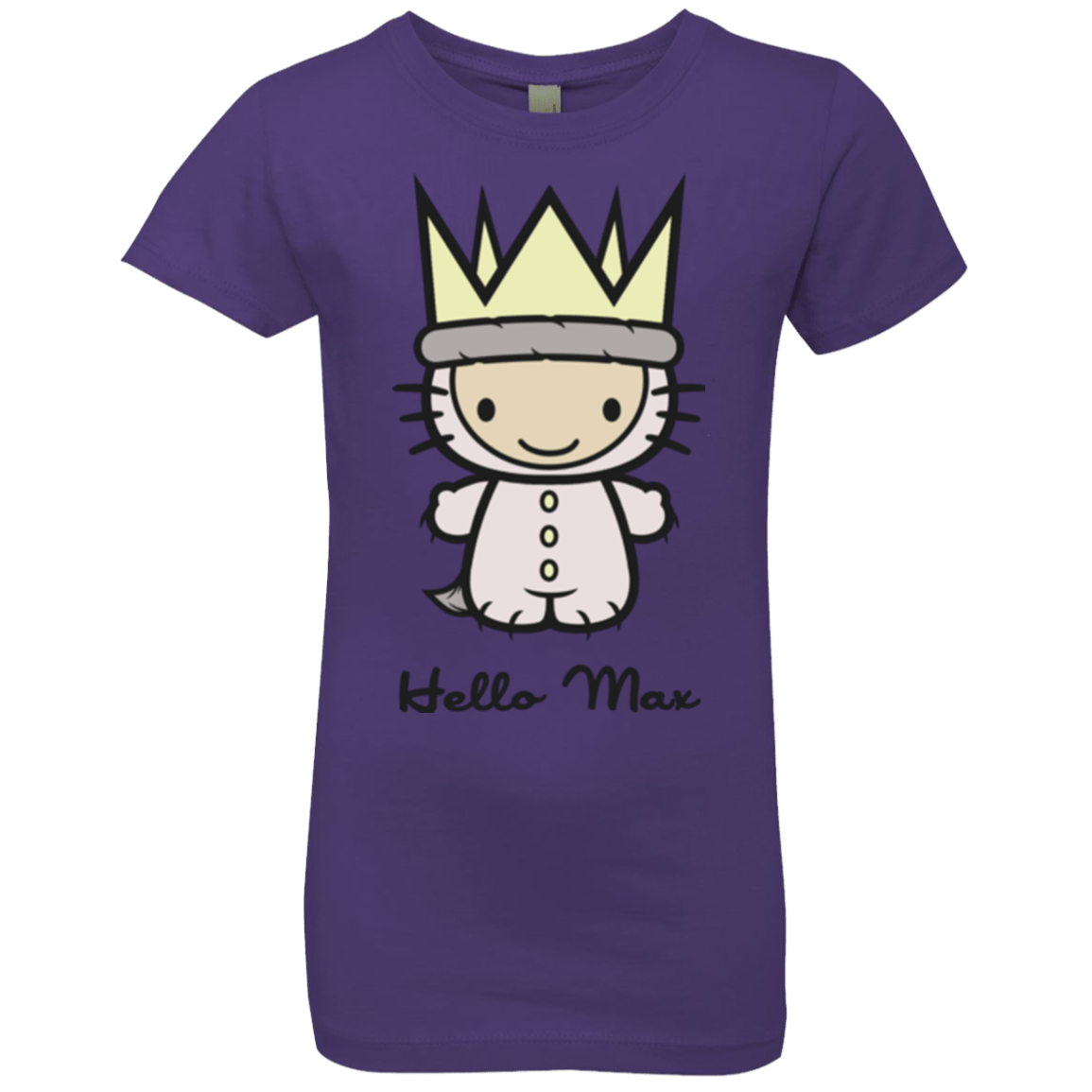 T-Shirts Purple Rush / YXS Hello Max Girls Premium T-Shirt