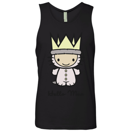 T-Shirts Black / Small Hello Max Men's Premium Tank Top