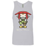 T-Shirts Heather Grey / Small HELLO MEOW Men's Premium Tank Top