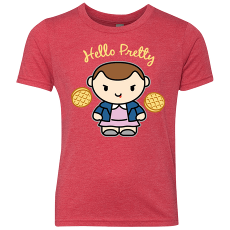 T-Shirts Vintage Red / YXS Hello Pretty Youth Triblend T-Shirt