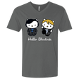T-Shirts Heavy Metal / X-Small Hello Sherlock Men's Premium V-Neck