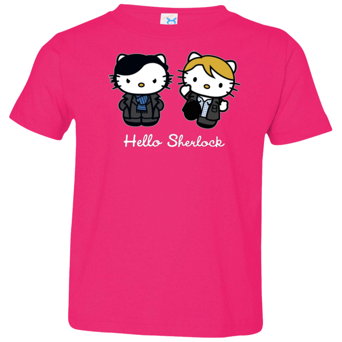 T-Shirts Hot Pink / 2T Hello Sherlock Toddler Premium T-Shirt