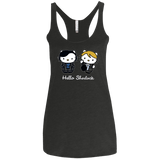 T-Shirts Vintage Black / X-Small Hello Sherlock Women's Triblend Racerback Tank