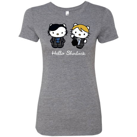 T-Shirts Premium Heather / Small Hello Sherlock Women's Triblend T-Shirt