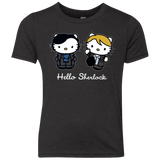 T-Shirts Vintage Black / YXS Hello Sherlock Youth Triblend T-Shirt